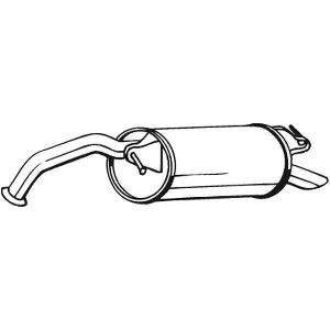 Zadnji izduvni lonac BOSAL BOS228-475 IC-B8B236