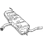 Zadnji izduvni lonac BOSAL BOS233-077 IC-C2C40C