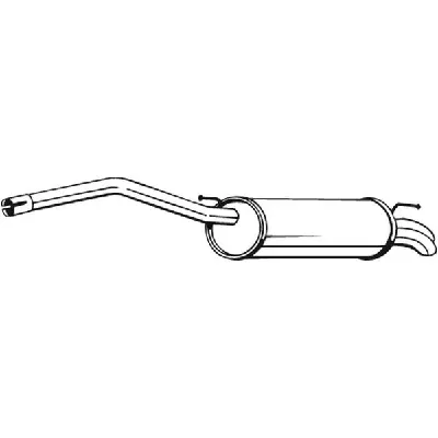 Zadnji izduvni lonac BOSAL BOS233-089 IC-B49A3E