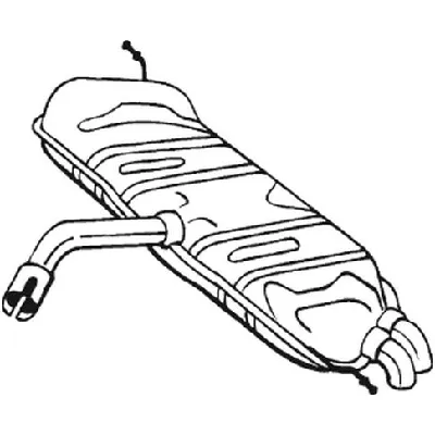 Zadnji izduvni lonac BOSAL BOS233-135 IC-C40791