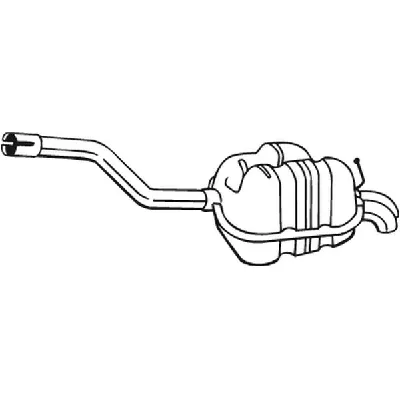 Zadnji izduvni lonac BOSAL BOS233-163 IC-D7BA4C