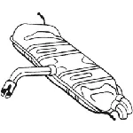 Zadnji izduvni lonac BOSAL BOS233-179 IC-D143A1