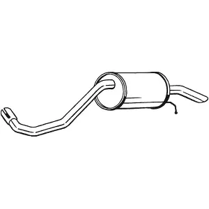 Zadnji izduvni lonac BOSAL BOS233-419 IC-B8B23D