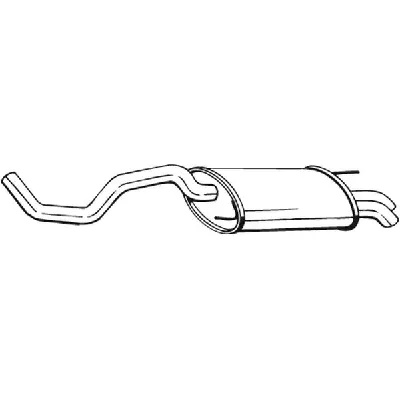 Zadnji izduvni lonac BOSAL BOS233-537 IC-435199