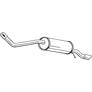 Zadnji izduvni lonac BOSAL BOS233-569 IC-G0KO4U