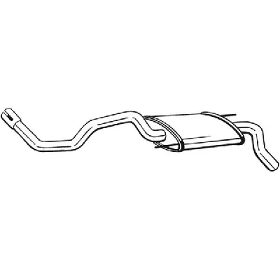 Zadnji izduvni lonac BOSAL BOS233-639 IC-A69DF4