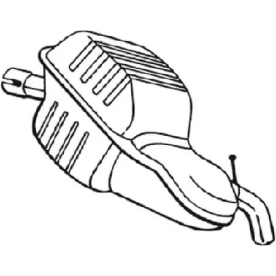 Zadnji izduvni lonac BOSAL BOS235-143 IC-AF271F