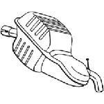 Zadnji izduvni lonac BOSAL BOS235-151 IC-B41748