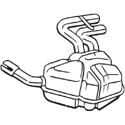 Zadnji izduvni lonac BOSAL BOS247-041 IC-D4859F