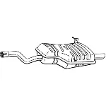 Zadnji izduvni lonac BOSAL BOS247-515 IC-B8B24C