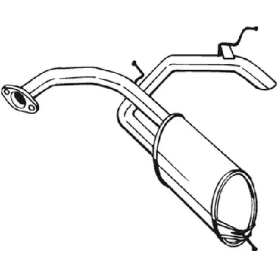 Zadnji izduvni lonac BOSAL BOS278-585 IC-BEDC0B