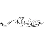 Zadnji izduvni lonac BOSAL BOS279-107 IC-454077