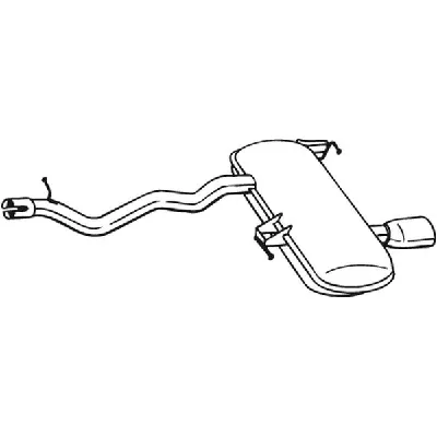 Zadnji izduvni lonac BOSAL BOS279-467 IC-C5D3C6