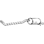 Zadnji izduvni lonac BOSAL BOS279-671 IC-G0TN3V