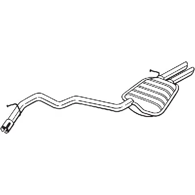 Zadnji izduvni lonac BOSAL BOS280-411 IC-G08U6G