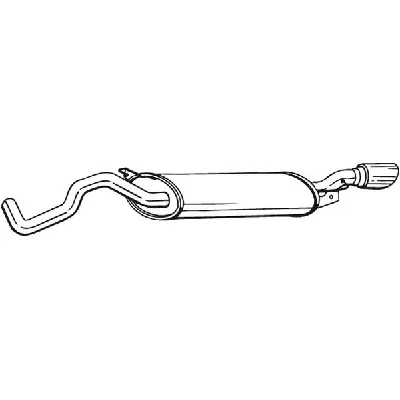 Zadnji izduvni lonac BOSAL BOS281-505 IC-9E505F