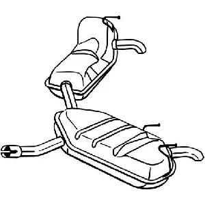 Zadnji izduvni lonac BOSAL BOS281-977 IC-G0OD6E