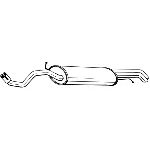 Zadnji izduvni lonac BOSAL BOS281-999 IC-E1A8D5