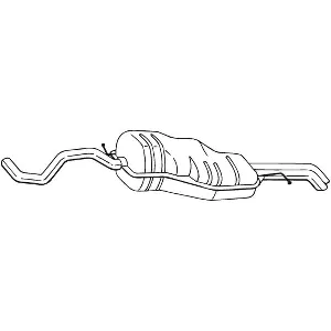 Zadnji izduvni lonac BOSAL BOS282-131 IC-A97F0A