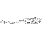Zadnji izduvni lonac BOSAL BOS282-217 IC-434296