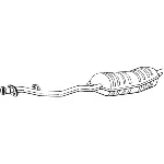 Zadnji izduvni lonac BOSAL BOS282-243 IC-434290