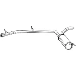 Zadnji izduvni lonac BOSAL BOS282-859 IC-C5D3C9