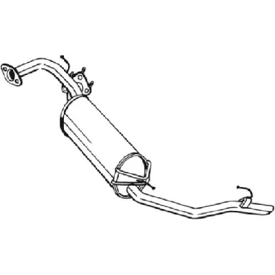 Zadnji izduvni lonac BOSAL BOS282-949 IC-C408A3