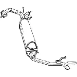Zadnji izduvni lonac BOSAL BOS282-963 IC-C5A2F2