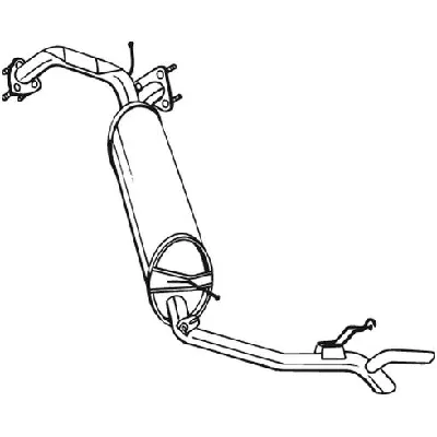 Zadnji izduvni lonac BOSAL BOS282-963 IC-C5A2F2