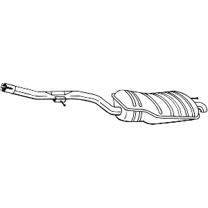 Zadnji izduvni lonac BOSAL BOS283-497 IC-A97108