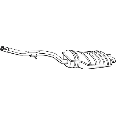 Zadnji izduvni lonac BOSAL BOS283-497 IC-A97108