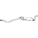 Zadnji izduvni lonac BOSAL BOS283-741 IC-436478