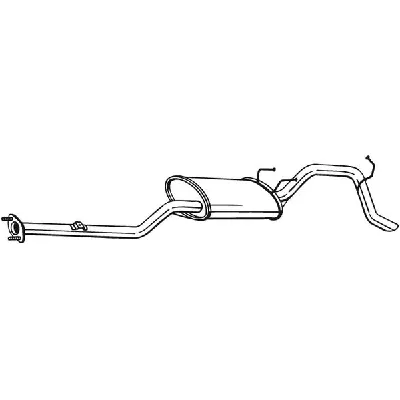 Zadnji izduvni lonac BOSAL BOS284-485 IC-D143DD