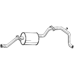 Zadnji izduvni lonac BOSAL BOS285-413 IC-435152