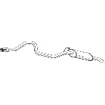 Zadnji izduvni lonac BOSAL BOS286-069 IC-469514