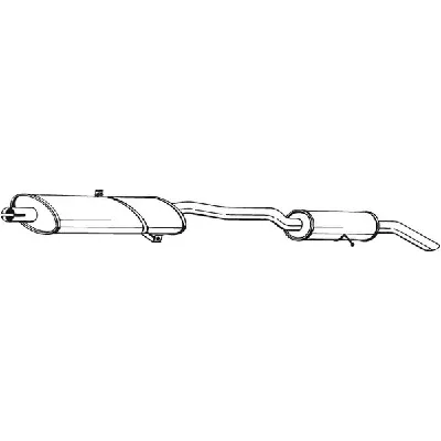 Zadnji izduvni lonac BOSAL BOS286-205 IC-A8F5ED