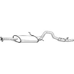 Zadnji izduvni lonac BOSAL BOS287-511 IC-A90364