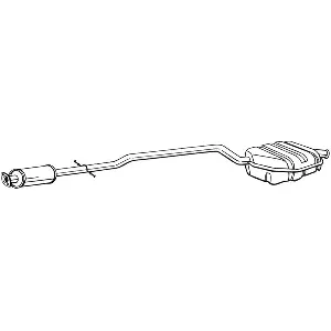 Zadnji izduvni lonac BOSAL BOS290-159 IC-A86586