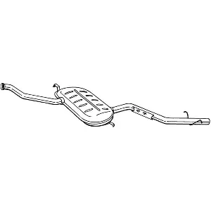 Zadnji izduvni lonac BOSAL BOS290-517 IC-455220