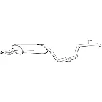 Zadnji izduvni lonac BOSAL BOS292-021 IC-9DB3FC
