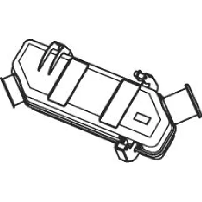 Zadnji izduvni lonac DINEX DIN68719 IC-B06A30