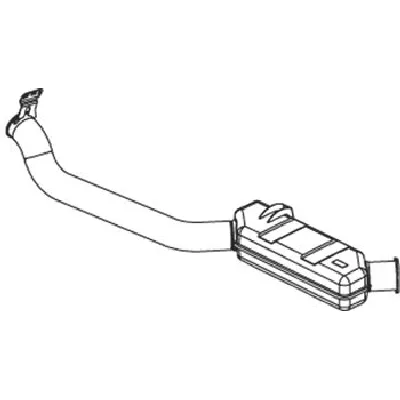 Zadnji izduvni lonac DINEX DIN68720 IC-B6AA84