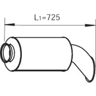 Zadnji izduvni lonac DINEX DIN80402 IC-275609