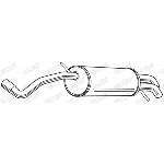 Zadnji izduvni lonac WALKER WALK23331 IC-C64F66