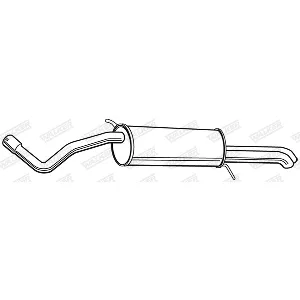 Zadnji izduvni lonac WALKER WALK23345 IC-C64E65