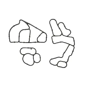 Zaptivaka kućišta filtera ulja USA 68148362AA-ZESTAW IC-G0R25S