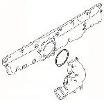 Zaptivka, kućište usisne grane ELRING EL906740 IC-G0LWLN