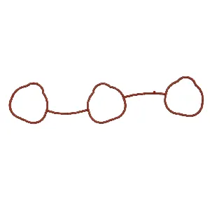 Zaptivka, usisna grana ELRING EL198050 IC-9A084E