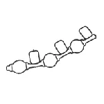 Zaptivka, usisna grana REINZ 71-36069-00 IC-B30AD3