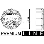 Zaštitni poklopac, rezervoar za vodu MAHLE CRTC 1 000P IC-G08FOJ